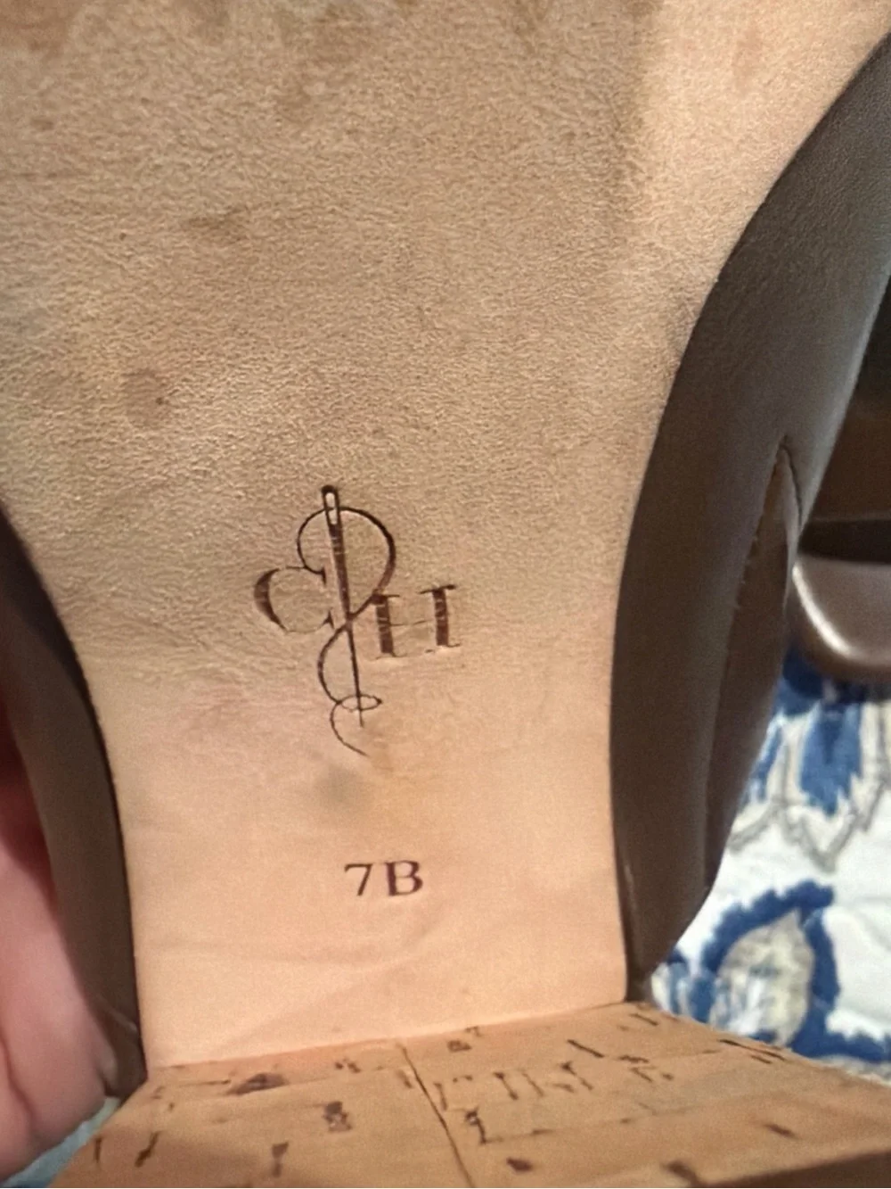 Cole Haan Brown Leather Open-Toe Mule Slides